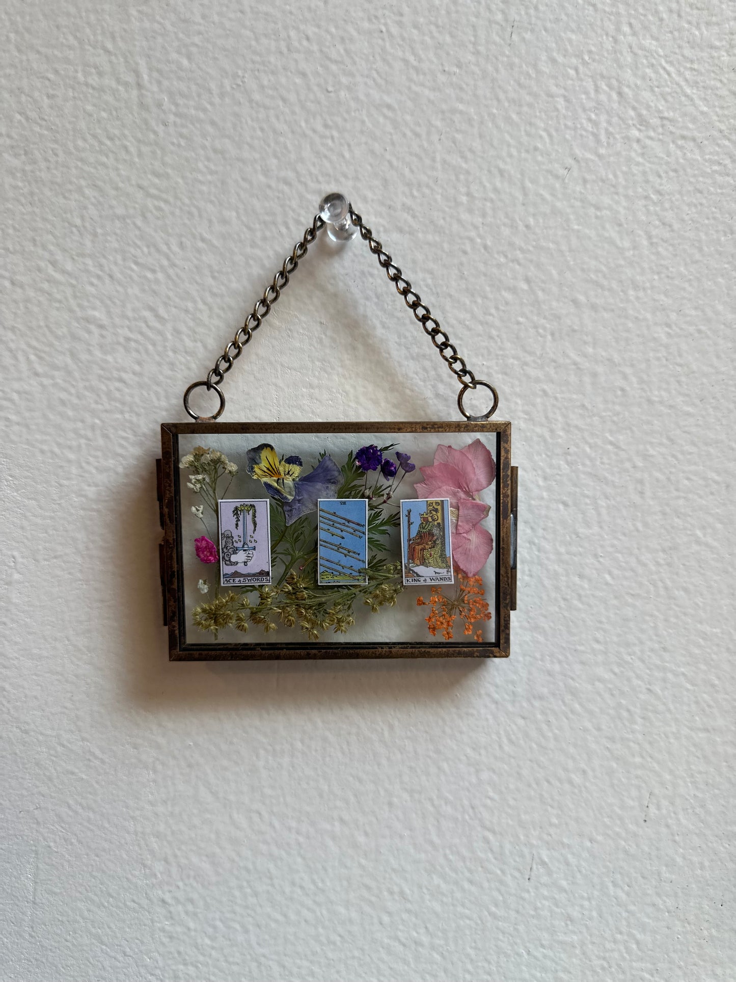 Mini Tarot Spread Ace of Swords | 7 of Wands | King of Wands