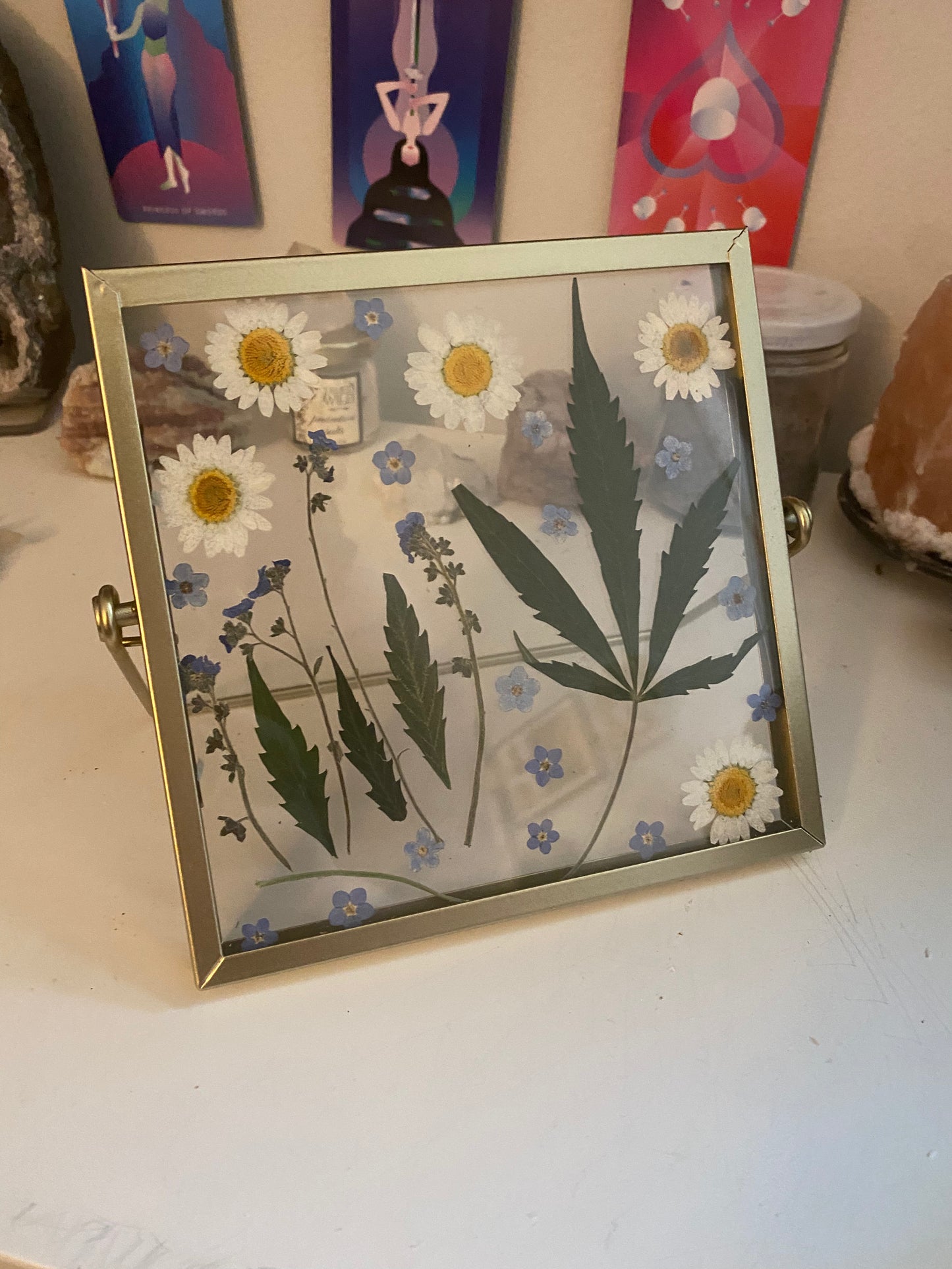 Pressed Flower Art: Big Mary