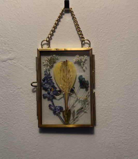 Hanging Gold Frame big Yellow (available at 8th and ash)