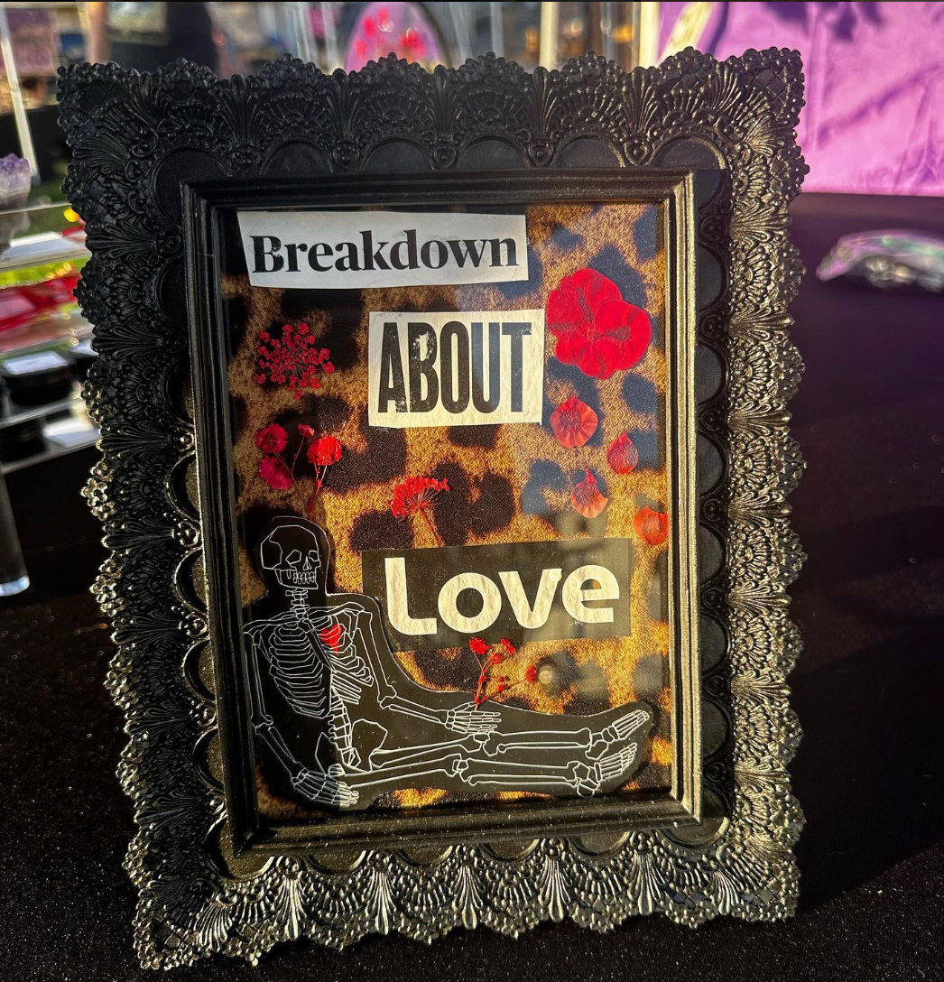 Breakdown About Love - Mixed Media Collage (available at 8th and ash)