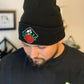 Black Bud Box Beanie